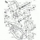 KX125 (KX125-K5) Крышки двигателя