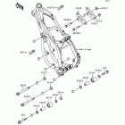 KX125 (KX125-K5) Рама ,крепежные детали