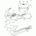 Ninja 500 (EX500-D5) Decals(black)(ex500-d5)
