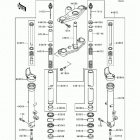Ninja ZX-6 (ZX600-E6) Front fork(zx600-e6)
