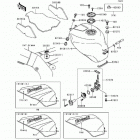 Ninja ZX-6R (ZX600-G1) Fuel tank(zx600-g1)
