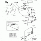 Ninja ZX-7R (ZX750-P3) Fuel tank(zx750-p3 / p4)