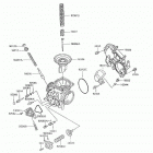 Vulcan 750 (VN750-A14) Карбюратор в разборе
