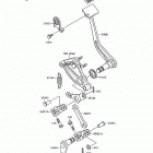 Vulcan 1500 (VN1500-A11) Педаль тормоза