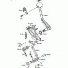 Vulcan 1500 L (VN1500-C4) Педаль тормоза