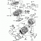 Vulcan 1500 L (VN1500-C4) ГОЛОВКА ЦИЛИНДРА