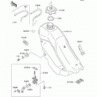 KDX220R (KDX220-A4) ТОПЛИВНЫЙ БАК