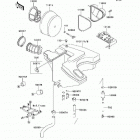 KLR650 (KL650-A11) Воздухозаборник