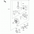 KLR650 (KL650-A11) Crankshaft(kl650ae032206-)