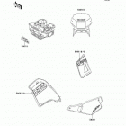 KLR650 (KL650-A11) Decals(green)(kl650-a10 / a11 / a12)