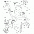KLR650 (KL650-A11) Испарительная система топлива