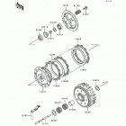 KX125 (KX125-K4) Сцепление