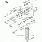 KX125 (KX125-K4) Задняя подвеска