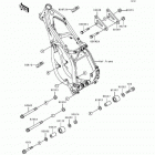 KX125 (KX125-K4) Рама ,крепежные детали
