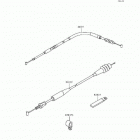 KX250 (KX250-K4) Тросы управления