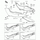 Ninja 500R (EX500-D4) Боковые обтекатели