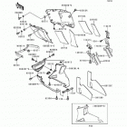 Ninja ZX-6 (ZX600-E5) Cowling lowers(zx600-e5)