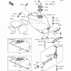 Ninja ZX-7R (ZX750-P2) Fuel tank(zx750-p2)