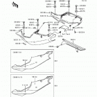 Ninja ZX-7R (ZX750-P2) Side covers / chain cover(zx750-p2)