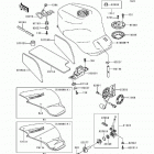 Ninja ZX-9R (ZX900-B4) ТОПЛИВНЫЙ БАК