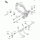Ninja ZX-9R (ZX900-B4) Рама ,крепежные детали