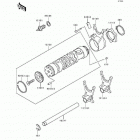 Eliminator 600 (ZL600-B3) Валы и вилки переключения передач