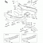 GPZ 1100 (ZX1100-E3) Side covers / chain cover(zx1100-e2 / e3)