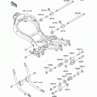 Ninja ZX-11 (ZX1100-D4) Рама ,крепежные детали