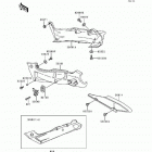 Ninja ZX-6 (ZX600-E4) Side covers / chain cover(zx600-e4)