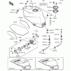Ninja ZX-6R (ZX600-F2) Fuel tank(zx600-f2)