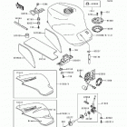 Ninja ZX-9R (ZX900-B3) Fuel tank(zx900-b3)
