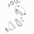 Vulcan 750 (VN750-A12) Decals(blue / silver)