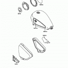 Vulcan 750 (VN750-A12) Decals(red / gray)
