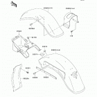 Vulcan 800 Classic (VN800-B1) Fenders(vn800-b1 / b2 / b3)