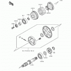 Eliminator 600 (ZL600-B2) Secondary shaft