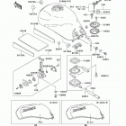 GPZ 1100 (ZX1100-E2) Fuel tank (zx1100-e2 / e3)