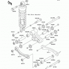 GPZ 1100 (ZX1100-E2) Задняя подвеска