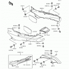 GPZ 1100 ABS (ZX1100-F1) Боковые обтекатели