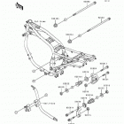 GPZ 1100 ABS (ZX1100-F1) Рама ,крепежные детали