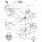 GPZ 1100 ABS (ZX1100-F1) Испарительная система топлива