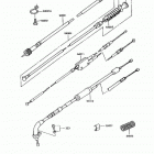 KE100 (KE100-B15) Тросы управления