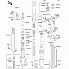 KLX250R (KLX250-D4) Передняя вилка