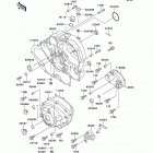 KLX650R (KLX650-D1) Крышки двигателя