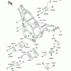 KLX650R (KLX650-D1) Рама ,крепежные детали