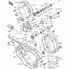 KX125 (KX125-K3) Крышки двигателя