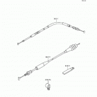 KX250 (KX250-K3) Тросы управления