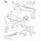 GPZ 1100 (ZX1100-E1) Side covers / chain cover(zx1100-e1)