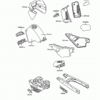 KLR650 (KL650-A9) Decals(green / white)