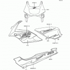 Ninja 500R (EX500-D2) Decals(red)(ex500-d2)