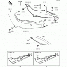 Ninja 500R (EX500-D2) Side covers / chain cover(ex500-d2)